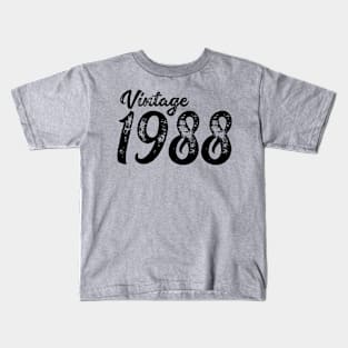 Vintage 1988 design Kids T-Shirt